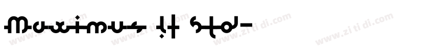 Maximus LT Std字体转换